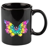 Cute Tie Die Polka Dots 11oz C Handle Ceramic Mug