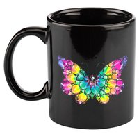 Cute Tie Die Polka Dots 11oz C Handle Ceramic Mug