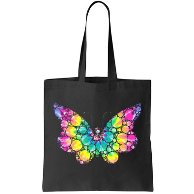 Cute Tie Die Polka Dots Tote Bag