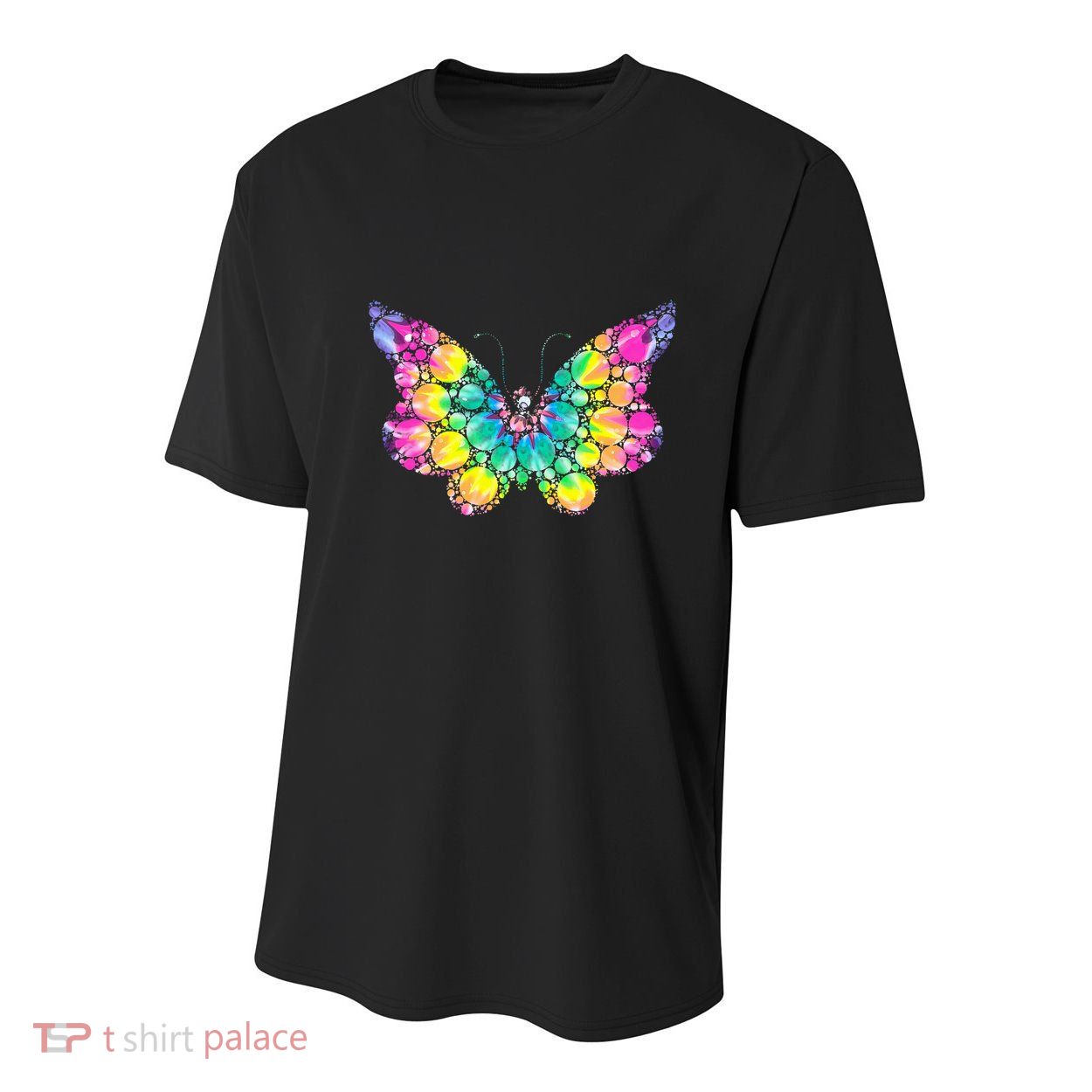 Cute Tie Die Polka Dots Youth Performance Sprint T-Shirt