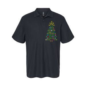 Christmas Tree Dog Paws Christmas Lights Softstyle Adult Sport Polo