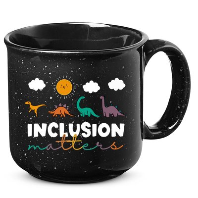Cute TRex Dinosaur Inclusion Teacher Matters Special Education Gift 15oz Campfire Ceramic Mug
