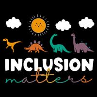 Cute TRex Dinosaur Inclusion Teacher Matters Special Education Gift Womens Tank Top