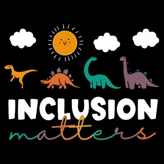 Cute TRex Dinosaur Inclusion Teacher Matters Special Education Gift Womens Tank Top