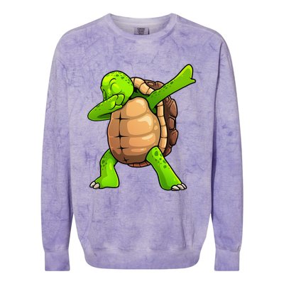 Cool Turtle Design For  Sea Turtle Tortoise Lovers Colorblast Crewneck Sweatshirt