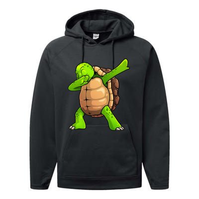 Cool Turtle Design For  Sea Turtle Tortoise Lovers Performance Fleece Hoodie