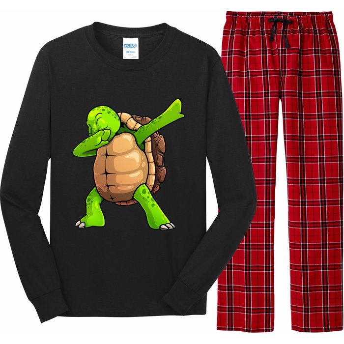 Cool Turtle Design For  Sea Turtle Tortoise Lovers Long Sleeve Pajama Set