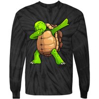 Cool Turtle Design For  Sea Turtle Tortoise Lovers Tie-Dye Long Sleeve Shirt