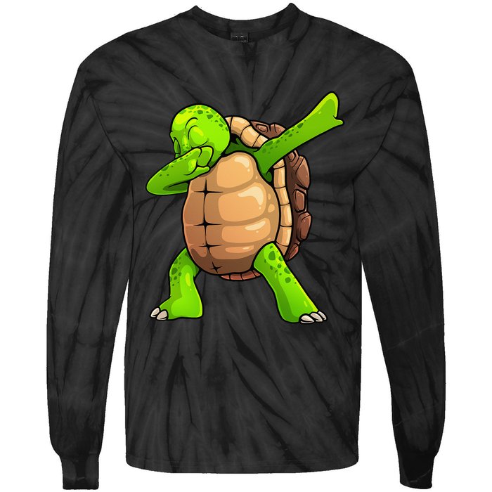 Cool Turtle Design For  Sea Turtle Tortoise Lovers Tie-Dye Long Sleeve Shirt