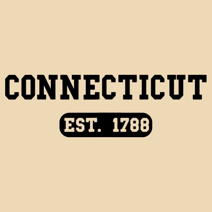 Connecticut Throwback Design Classic Zip Tote Bag