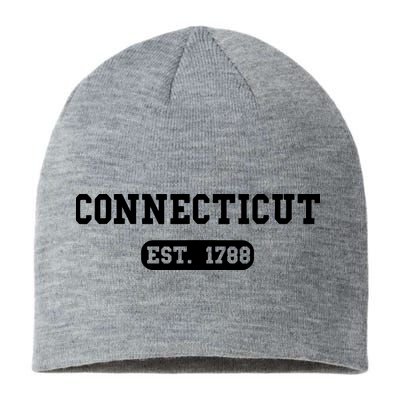 Connecticut Throwback Design Classic Sustainable Beanie