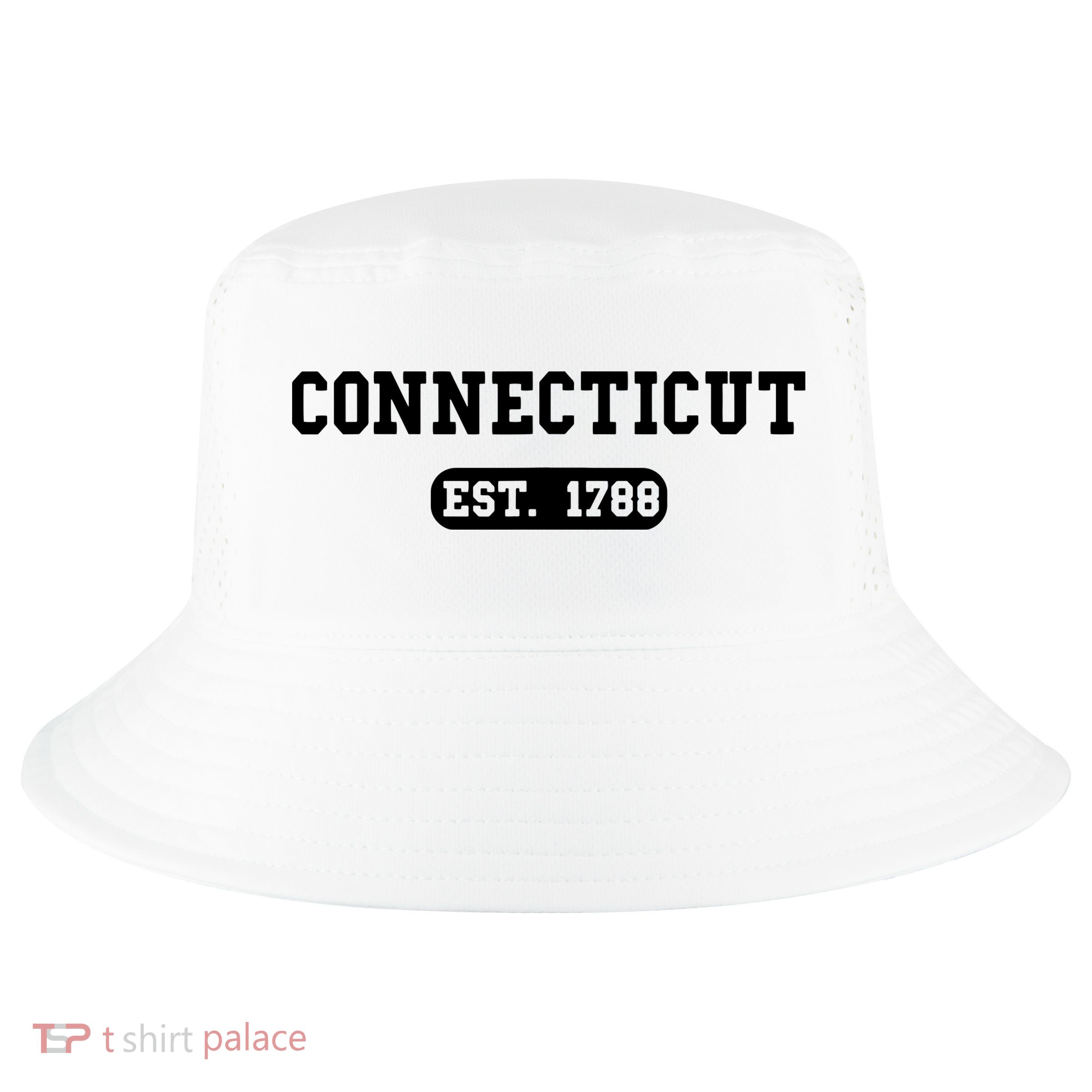 Connecticut Throwback Design Classic Cool Comfort Performance Bucket Hat
