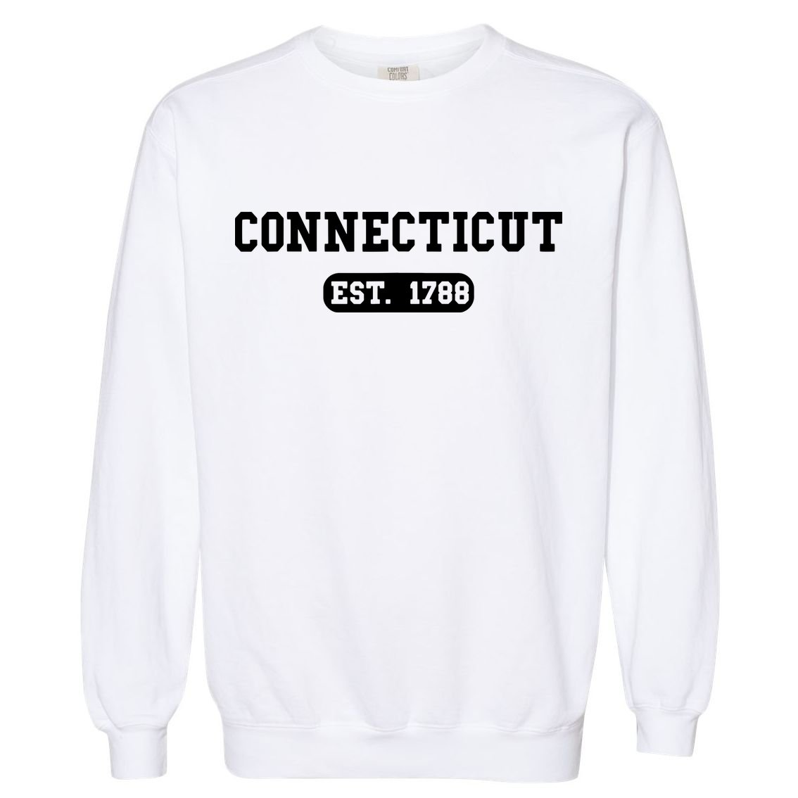 Connecticut Throwback Design Classic Garment-Dyed Sweatshirt