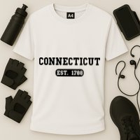 Connecticut Throwback Design Classic Cooling Performance Crew T-Shirt