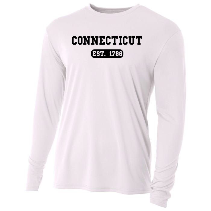 Connecticut Throwback Design Classic Cooling Performance Long Sleeve Crew