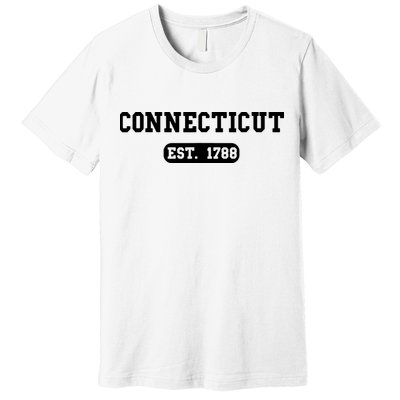 Connecticut Throwback Design Classic Premium T-Shirt