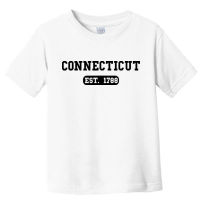 Connecticut Throwback Design Classic Toddler T-Shirt