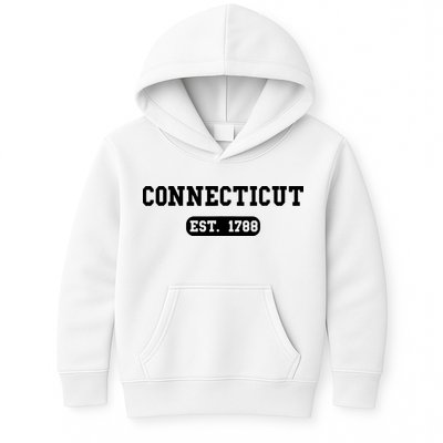 Connecticut Throwback Design Classic Kids Hoodie
