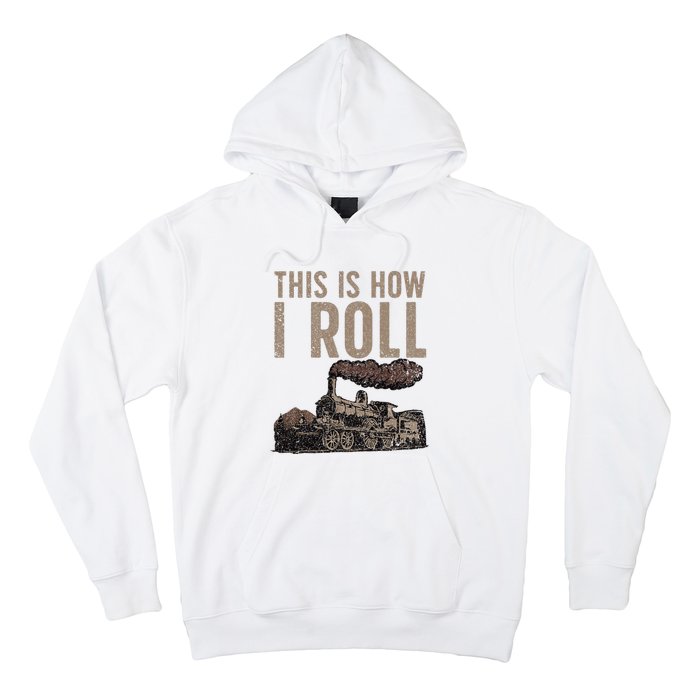 Cool Train Design Steam Locomotive Train Lover Hoodie