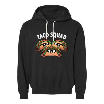 Cool Taco Design Taco Mexican Dish Lovers Garment-Dyed Fleece Hoodie