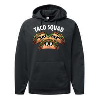 Cool Taco Design Taco Mexican Dish Lovers Performance Fleece Hoodie