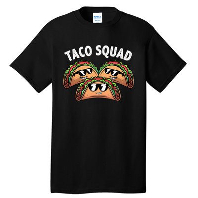 Cool Taco Design Taco Mexican Dish Lovers Tall T-Shirt