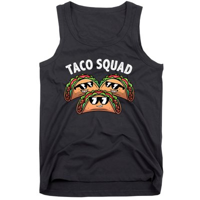 Cool Taco Design Taco Mexican Dish Lovers Tank Top