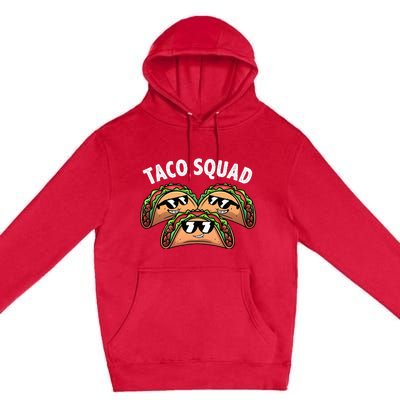 Cool Taco Design Taco Mexican Dish Lovers Premium Pullover Hoodie