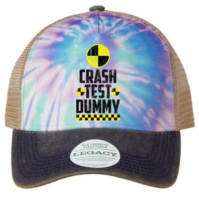 Crash Test Dummy Last Minute Costume Funny Halloween Legacy Tie Dye Trucker Hat