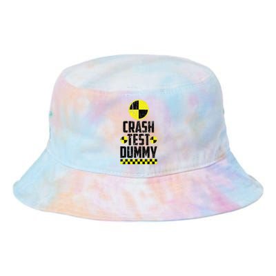 Crash Test Dummy Last Minute Costume Funny Halloween Tie Dye Newport Bucket Hat