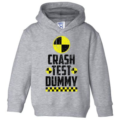 Crash Test Dummy Last Minute Costume Funny Halloween Toddler Hoodie