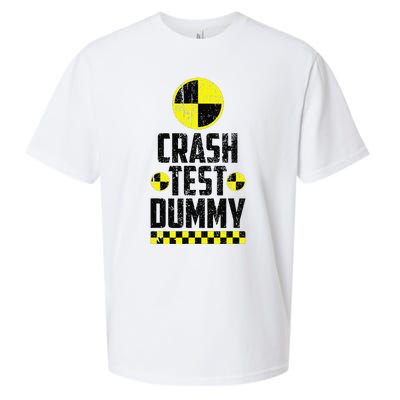 Crash Test Dummy Last Minute Costume Funny Halloween Sueded Cloud Jersey T-Shirt