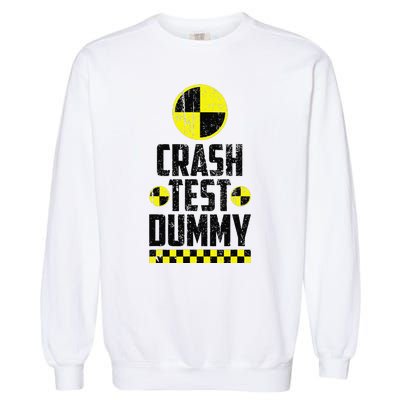 Crash Test Dummy Last Minute Costume Funny Halloween Garment-Dyed Sweatshirt