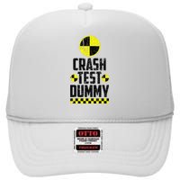 Crash Test Dummy Last Minute Costume Funny Halloween High Crown Mesh Back Trucker Hat