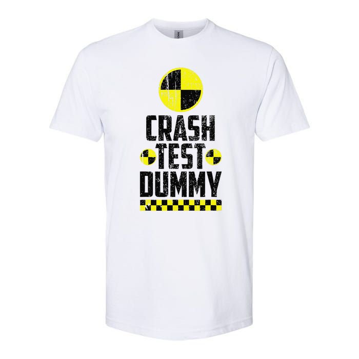 Crash Test Dummy Last Minute Costume Funny Halloween Softstyle CVC T-Shirt