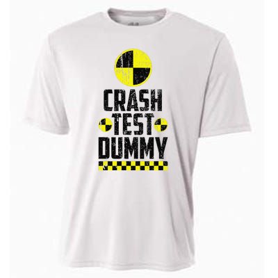 Crash Test Dummy Last Minute Costume Funny Halloween Cooling Performance Crew T-Shirt