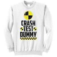 Crash Test Dummy Last Minute Costume Funny Halloween Sweatshirt