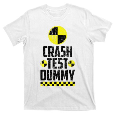 Crash Test Dummy Last Minute Costume Funny Halloween T-Shirt