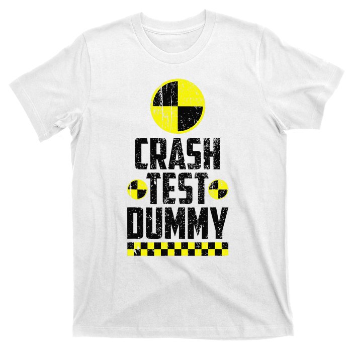 Crash Test Dummy Last Minute Costume Funny Halloween T-Shirt