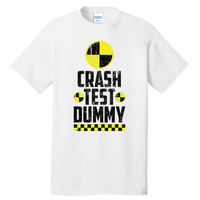 Crash Test Dummy Last Minute Costume Funny Halloween Tall T-Shirt