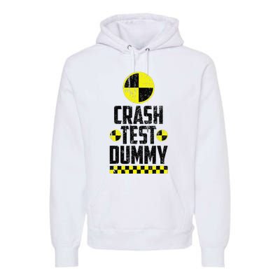 Crash Test Dummy Last Minute Costume Funny Halloween Premium Hoodie