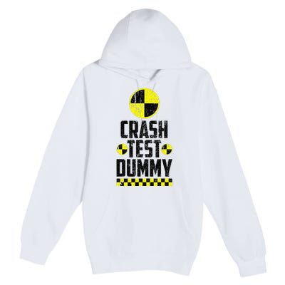 Crash Test Dummy Last Minute Costume Funny Halloween Premium Pullover Hoodie