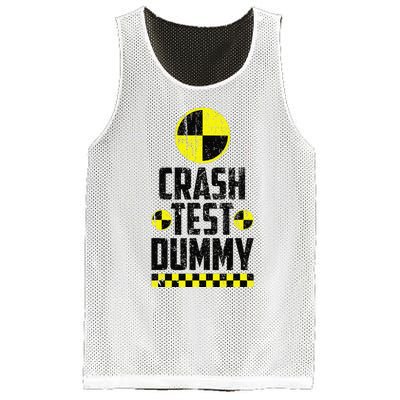 Crash Test Dummy Last Minute Costume Funny Halloween Mesh Reversible Basketball Jersey Tank