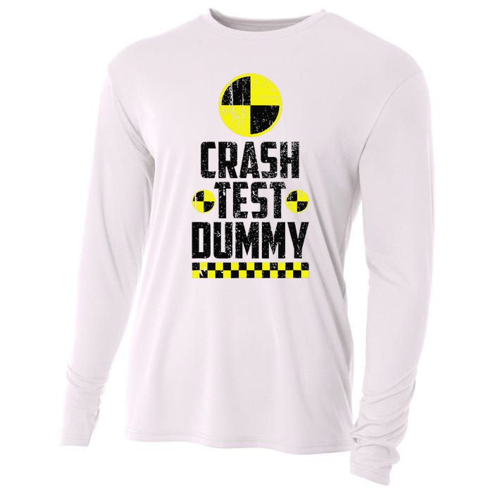 Crash Test Dummy Last Minute Costume Funny Halloween Cooling Performance Long Sleeve Crew