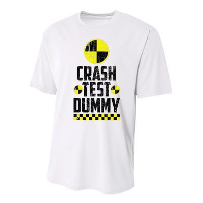 Crash Test Dummy Last Minute Costume Funny Halloween Performance Sprint T-Shirt