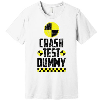 Crash Test Dummy Last Minute Costume Funny Halloween Premium T-Shirt