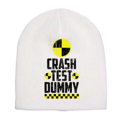 Crash Test Dummy Last Minute Costume Funny Halloween Short Acrylic Beanie