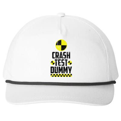 Crash Test Dummy Last Minute Costume Funny Halloween Snapback Five-Panel Rope Hat