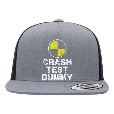 Crash Test Dummy Flat Bill Trucker Hat