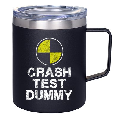 Crash Test Dummy 12oz Stainless Steel Coffee Mug